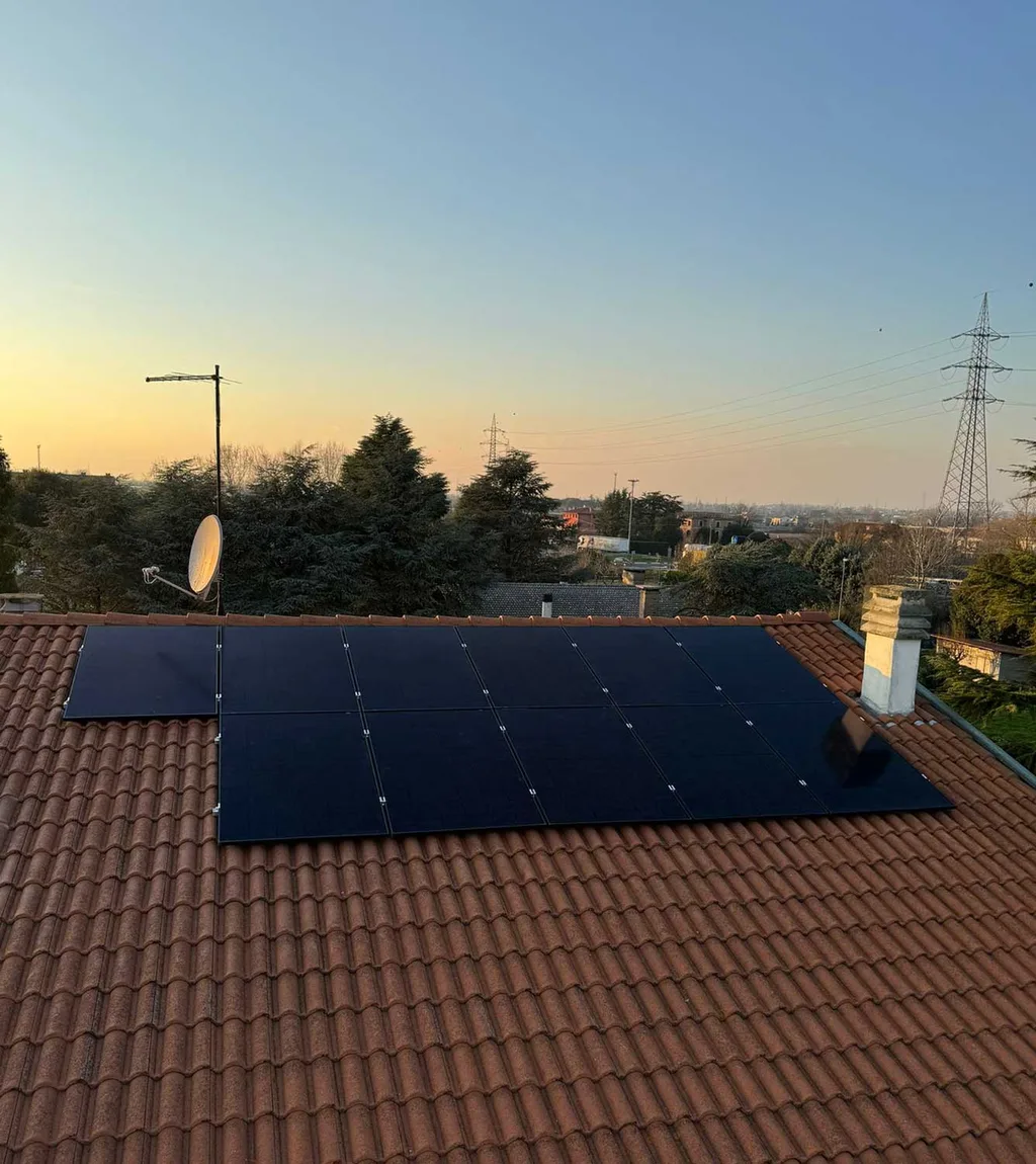 Impianto fotovoltaico realizzato in provincia di Venezia (Veneto)