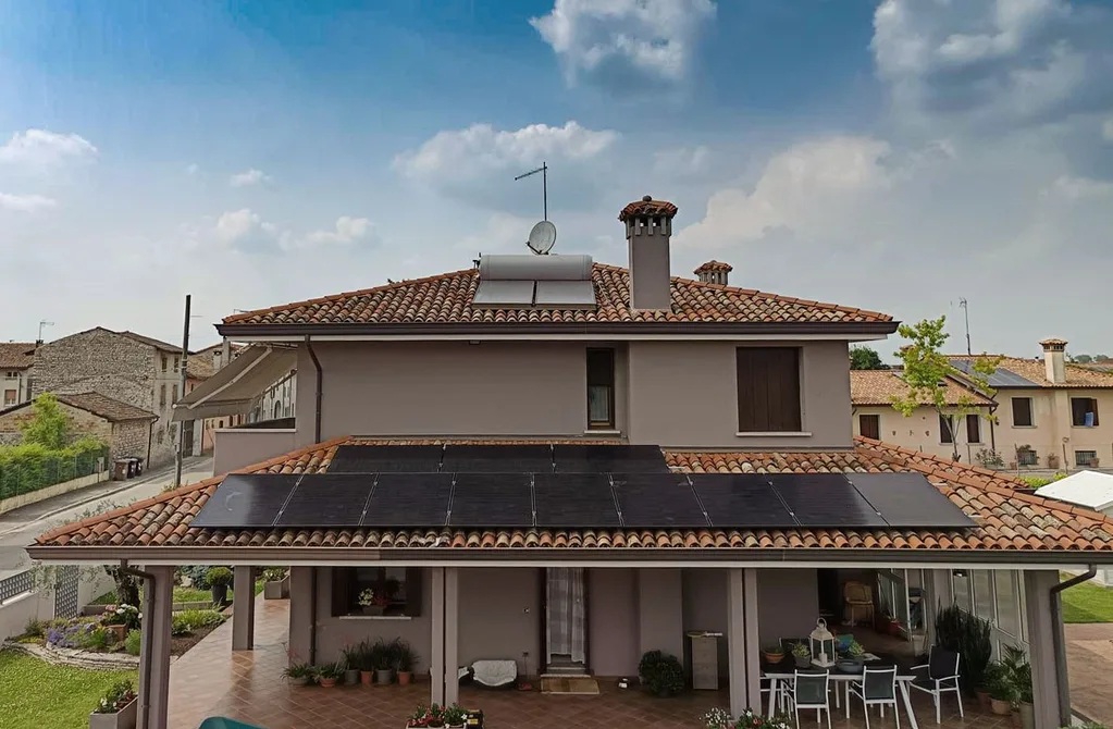 Impianto fotovoltaico realizzato in provincia di Pordenone (Friuli Venezia Giulia)